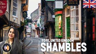 Shambles York UK: Harry Potter Diagon Alley inspiration | Things to do in York 4K - Ep 15