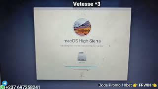 Comment installer MacOS(High Sierra) sur un Mac Bock Pro ou Mac Bock Air