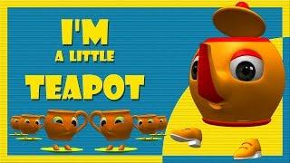 1 HOURI'm a Little Teapot | 3D Animation English Nursery Rhymes | Songs For children with Lyrics
