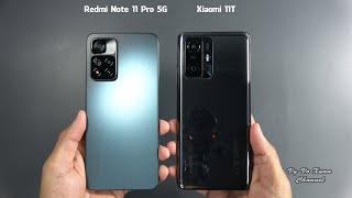 Xiaomi Redmi Note 11 Pro 5G vs Xiaomi 11T | SpeedTest and Camera comparison