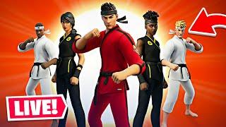 New COBRA KAI Skins! Winning in Solos! (Fortnite Chapter 3)