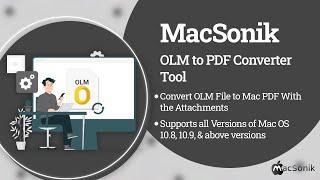 How to convert Outlook OLM files to PDF with attachments:- An easy tutorial