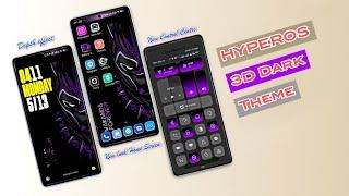 Xiaomi HyperOS New 3D Dark Themes miui 12-13-14| Best hyperOS Themes | Sardar ji True tech