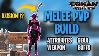 New Meta For Melee Pvp - Age Of Sorcery Conan Exiles : Attributes , Weapon , Gear and Buffs