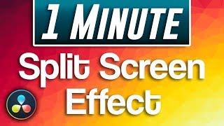 Davinci Resolve - How to do Split Screen Effect