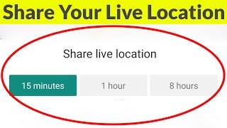 How To Share Your Live Location On Whatsapp Messenger For Android Mobile & Ios