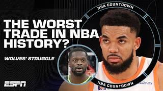 WORST TRADE IN NBA HISTORY?! 'Wolves have been the MOST DISAPPOINTING team' - Perk | NBA Countdown