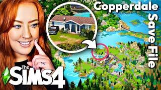 Let's Rebuild Copperdale! || Ep. 1 - Single Parent Starter Home (Sims 4 Save File Series)