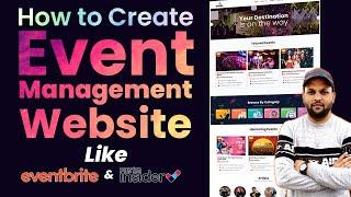How to Create Free Event Management Website like Eventbrite in WordPress,  Business Idea 2023