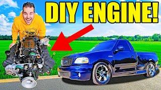 I DIY BUILT A MONSTER ENGINE FOR MY SVT LIGHTNING & SO CAN YOU! COMPLETE BUILD!