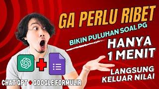 Cara Membuat Soal Di Chat GPT dan Google Form Dengan Kunci Jawaban