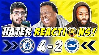 CHELSEA RIVALS & HATERS GUTTED  REACTION TO CHELSEA 4-2 BRIGHTON | PREMIER LEAGUE FAN REACTIONS