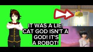 CAT GOD FROM #sakuraschoolsimulator  IS A ROBOT!? ( SSS myths, theories)