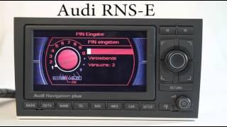 Audi RNS-E Navigationssystem / Reparatur / Meisterhand-Service