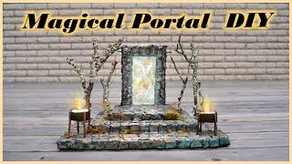 MAGICAL PORTAL DIY | Halloween decor | Paper crafts | table game prop