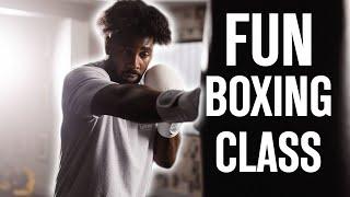 4 ROUND FUN BOXING WORKOUT| At Home