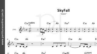 SkyFall  Adele  | Partitura