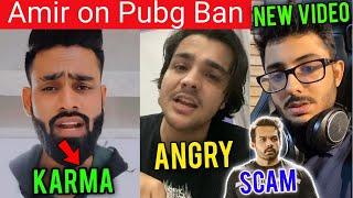 Amir Siddiqui Reply to YouTubers on PUBG Ban | Ashish Chanchlani Angry | CarryMinati, Flying Beast