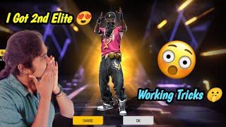  I Got 2nd Elite In Low Diamond  || Hall Of Elite Tricks || FreeFire Hip Hop  || Pnix Girl Gaming