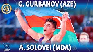 Гурбан Гурбанов (Aзербайджан) - Александру Соловей (Mолдавия) - Финал // Чемпионат мира U20 2022