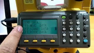 [TUTORIAL] Download Data Total Station Topcon GTS-255 | BNT