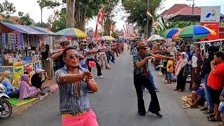 Joget Karnaval Sekuntum Mawar Merah oleh Pasukan Pendowo Kulon Gadingsari RW 06 Kec. Umbulsari 2024