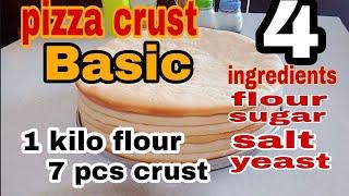 homemade PIZZA CRUST Basic Tutorial | Perfect Pang Negosyo | How to Make Basic Pizza Crust