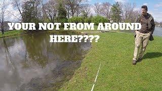 Guy Tries To Kick Me Out For Fishing In My Own Pond?!?!?