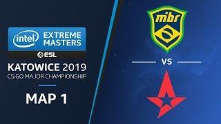 CS:GO - MIBR vs. Astralis [Overpass] Map1 - Semifinals - Champions Stage - IEM Katowice 2019