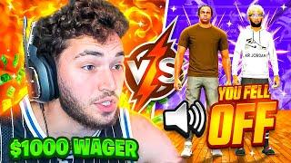 The BIGGEST TRASH TALKER EVER Challenged Adin to a $1000 WAGER in NBA 2K22...