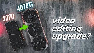 Does Upgrading Graphic Card Improve Video Editing? Ft. RTX 4070Ti