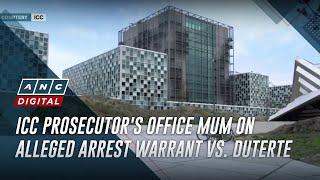 ICC prosecutor's office mum on alleged arrest warrant vs. Duterte | ANC