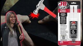 We Test out J-B Weld Plastic Bonder on an RV Holding Tank!