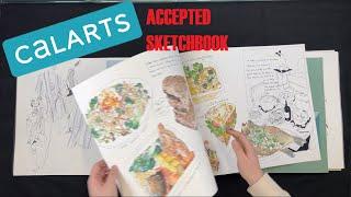 Calarts accepted sketchbook 2022 fall