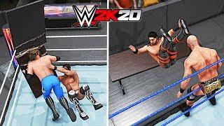 WWE 2K20 All Table Finishers!!
