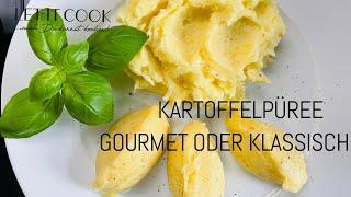 Zweierlei Kartoffelpüree normal oder Gourmet