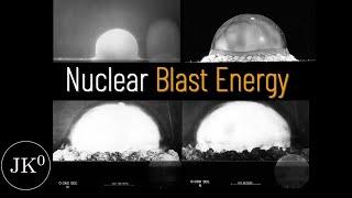 Energy of a nuclear blast