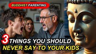  Buddhist Parenting: 3 Things You Should Never Say to Your Kids | Words, Karma & Family Bonds 