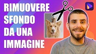 Rimuovere lo sfondo / Scontornare un'immagine con Wondershare Uniconverter - Tutorial ita