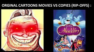 Mr Incredible Becoming Canny and Uncanny - Orginal Cartoon Movies vs Copies