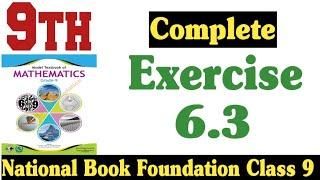 Class 9 Maths Chapter 6 Exercise 6.3 | Ex 6.3 Class 9 | 6.3 Maths Class 9 | NBF | Fazal Academy