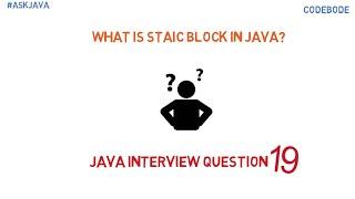 What are static block in java | Static keyword in java | Code Bode