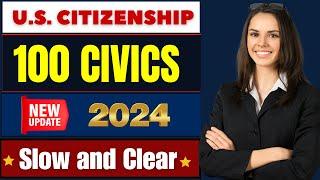2024 random 100 civics questions and answers - U.S. citizenship interview.