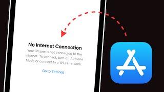 How To Fix App Store Not Internet Connection Error On iPhone - iPad iOS 16/17/18 (2025)