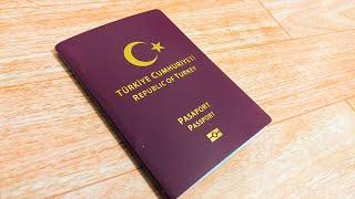 Türkiye Passport Unboxing