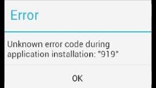 How To Fix Google Play Store Error 919 in Android 100% working