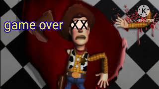 Toy story Woody vs black Friday Woody bootleg game over (console versions)