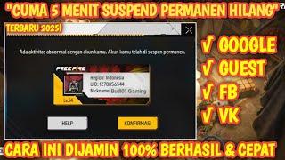 METODE 2025Cara Mengatasi akun Ff Kesuspend terbaru 2025Cara mengatasi Akun ff Suspend Permanen!