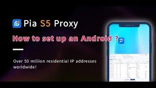 How to use Pia S5 Residential Proxy for Android? Private socks5 node connection#ips #socks #android