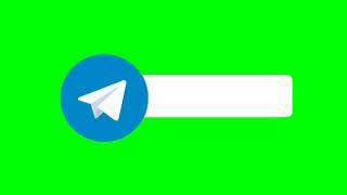 Telegram green screen subscribe button free use (No Copyright) | Green screen  subscribe button